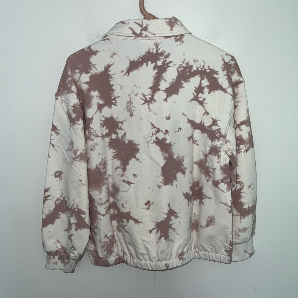 NEW Varley Romero Sweat Taupe Tie Dye - Picture 6 of 7
